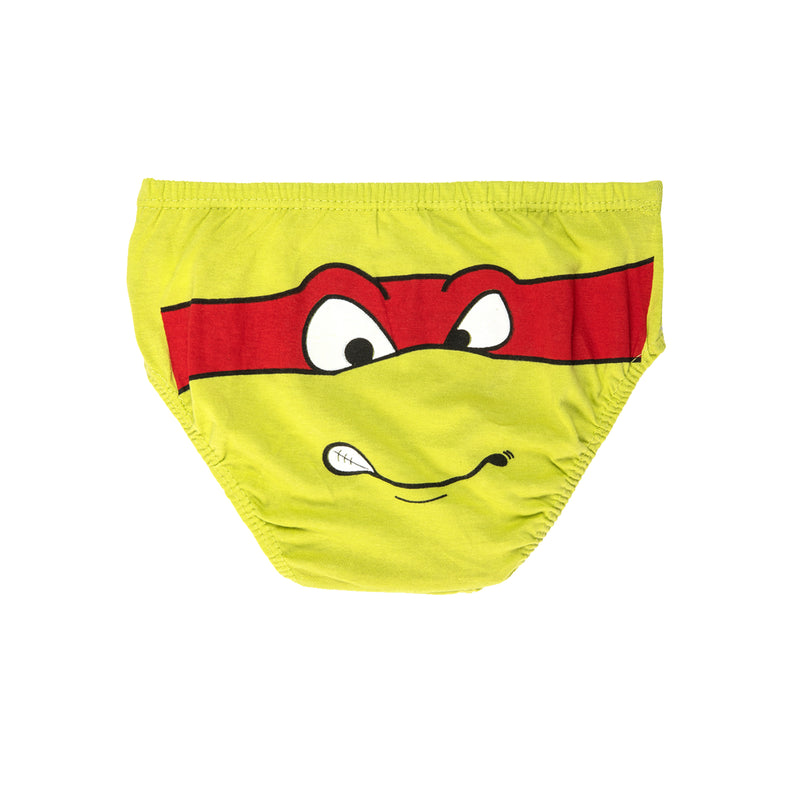 Set of 3 briefs for boys, with Ninja turtles print. In cotton.